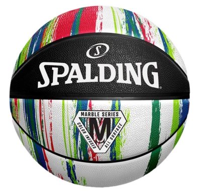 М'яч баскетбольний Spalding Marble Ball чорний, бі 84404Z фото